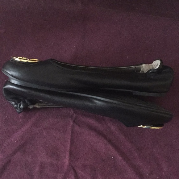 EUC KENSIE Trudy Dress Flat Shoes Faceted Logo Slip On - Picture 6 of 7